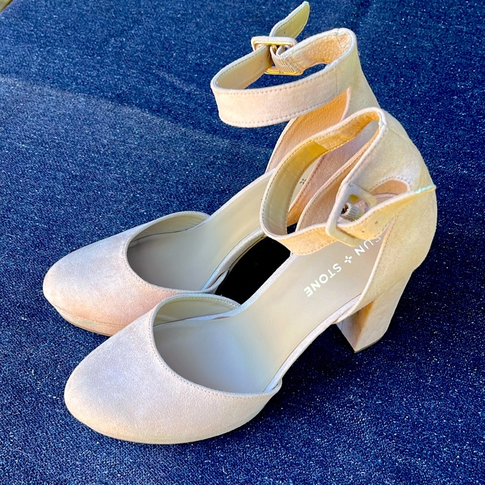 Blush Suede 4.5-inch Heels - Women’s 10